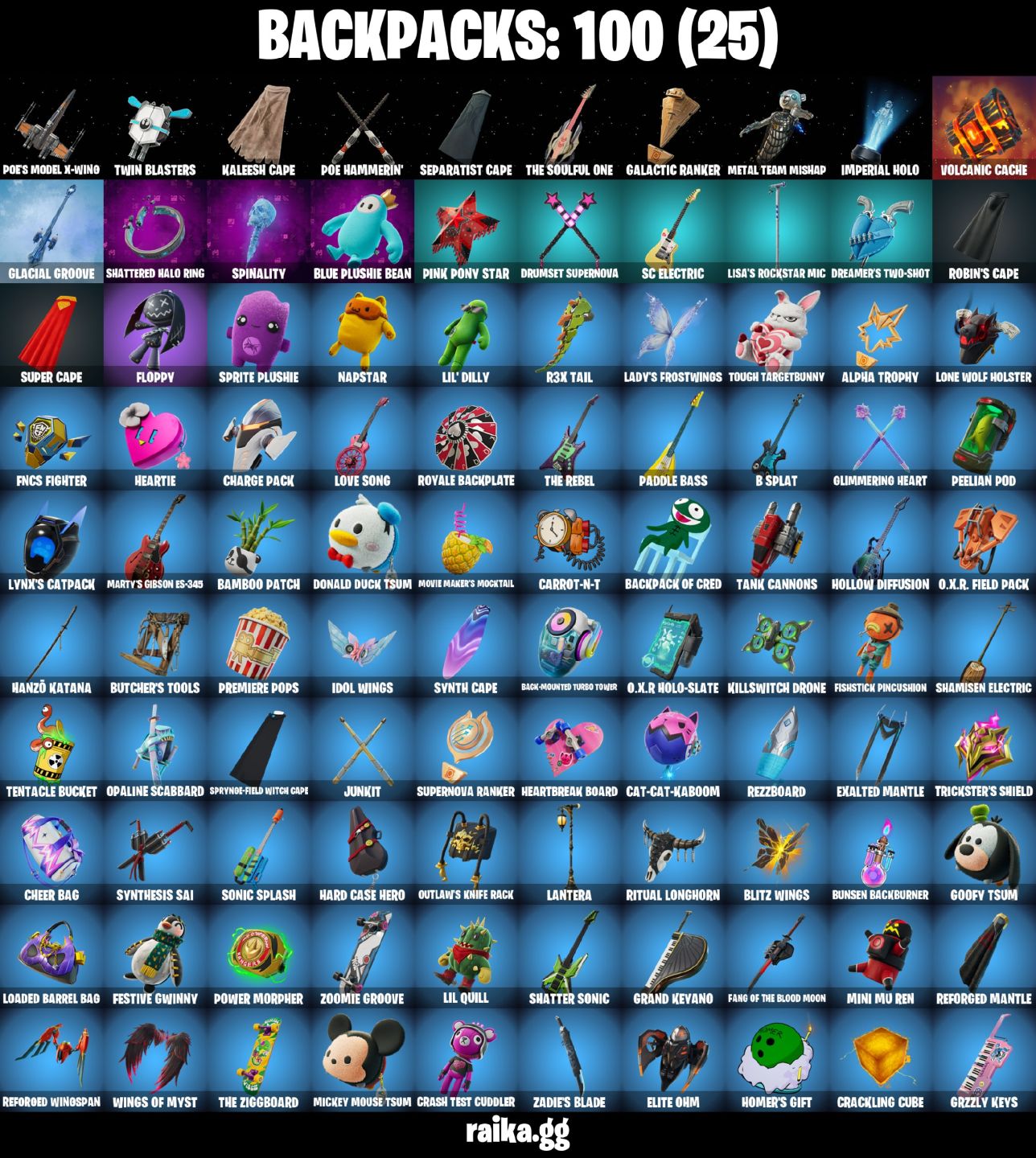 61 Skins - Sub Zero MKT, Unsc Spartan, Robin, Superman, 1050 vbucks