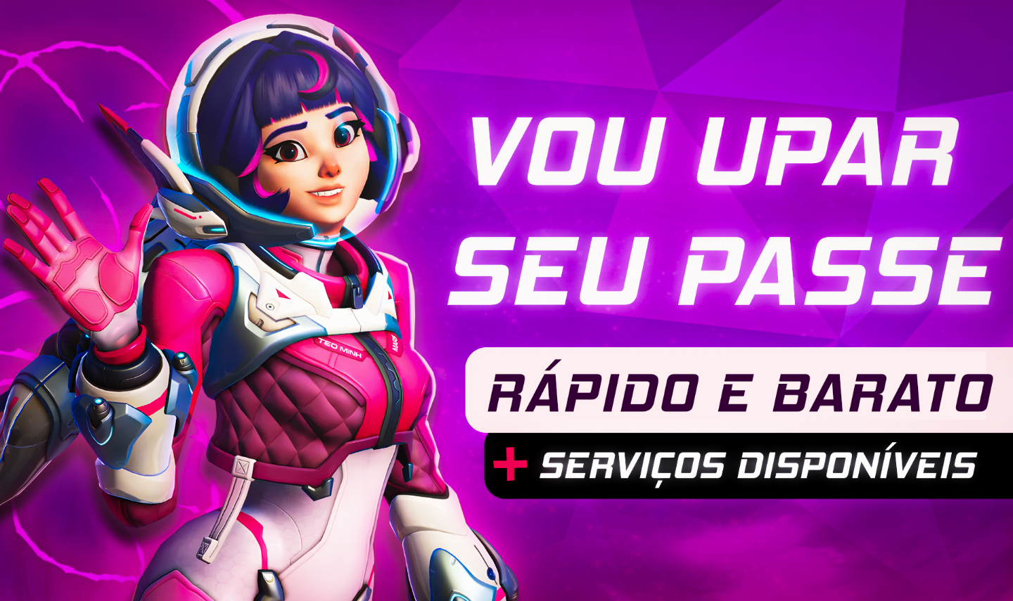 [ MELHOR PREÇO ] Overwatch | UP de Passe de Batalha + Serviços Diversos