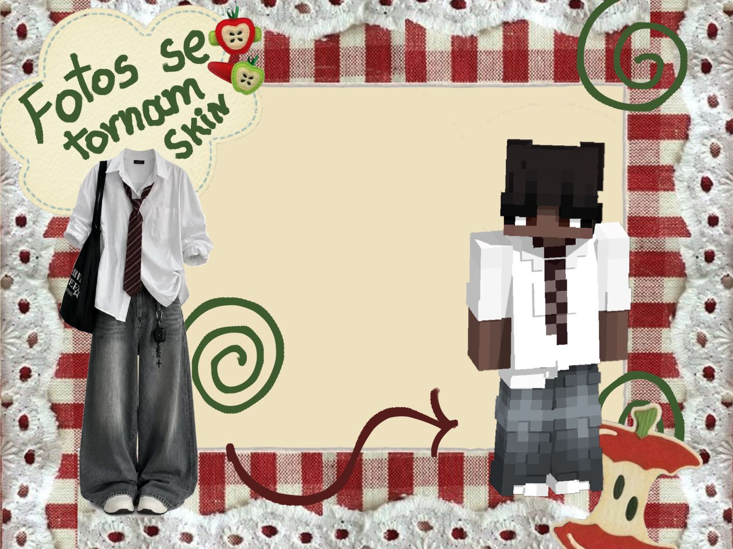 Transforme sua ideia em skin no Minecraft!!
