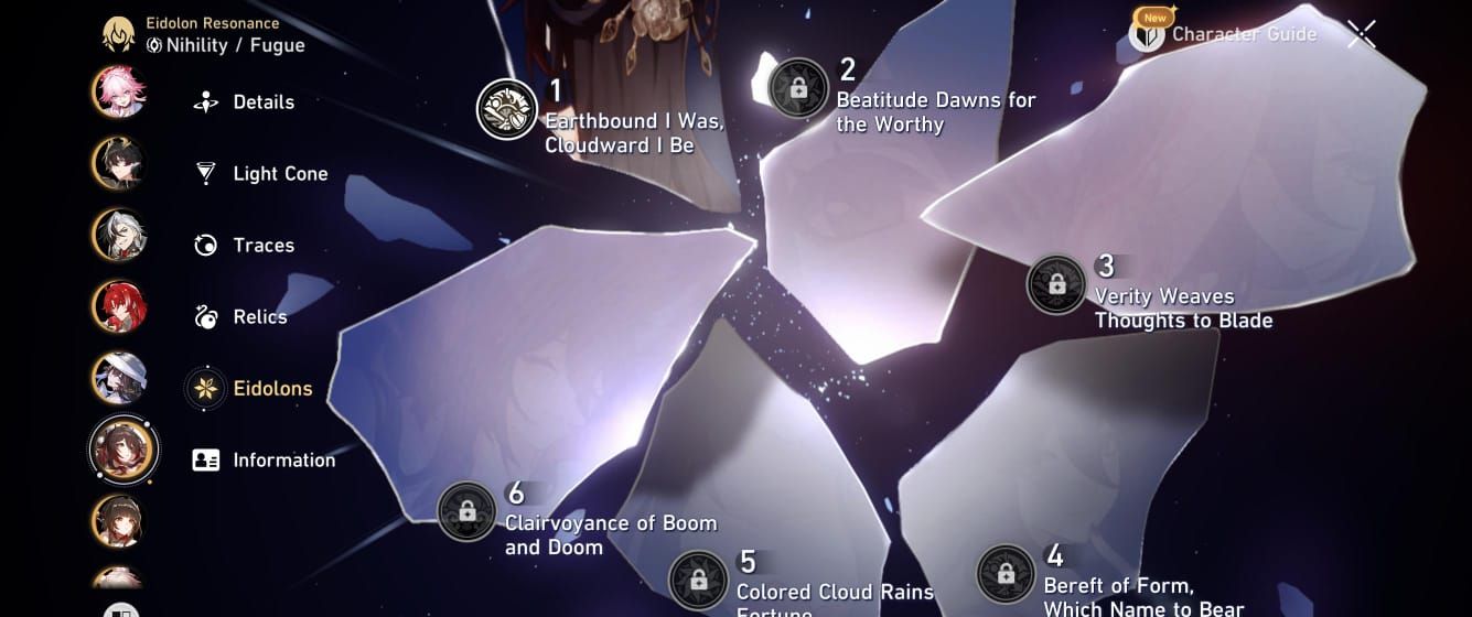 Conta c/ 33 personagens t5 + vários eidolons, Pet Exclusivo, +15 Cone de Luz e +