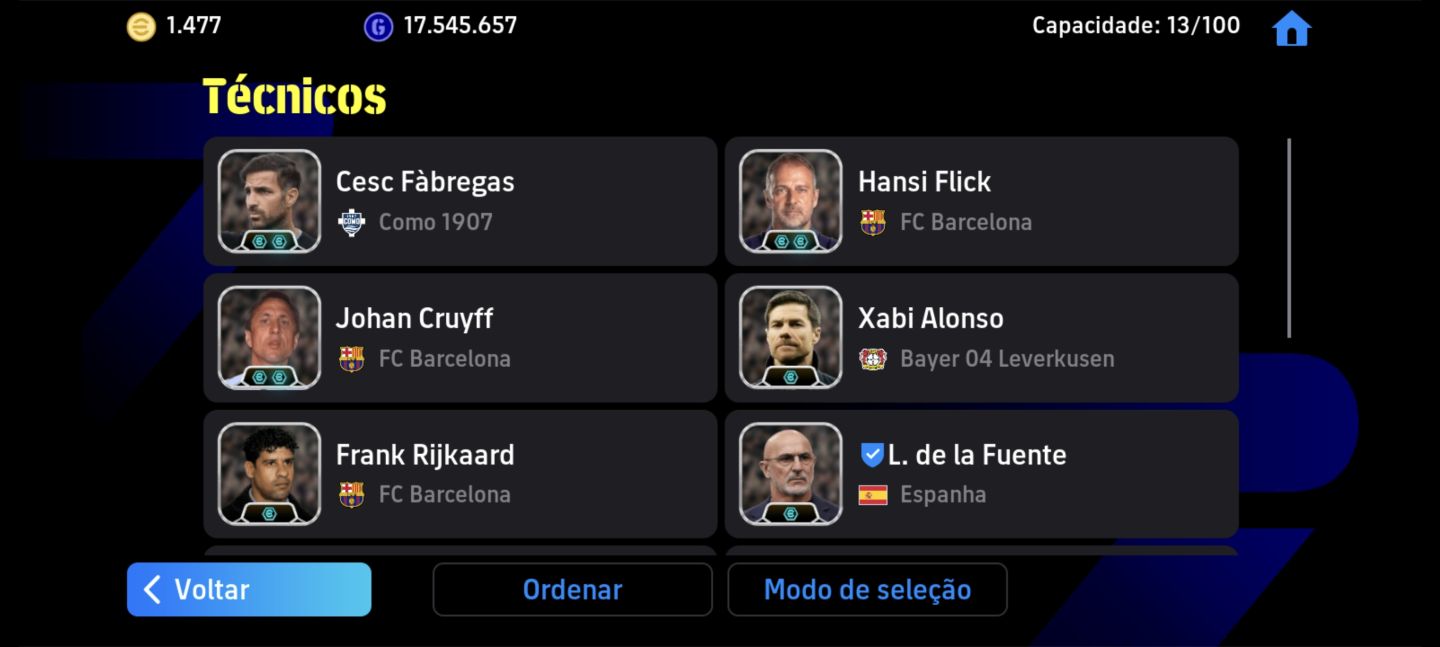 Conta efotball mobile 1 divisão