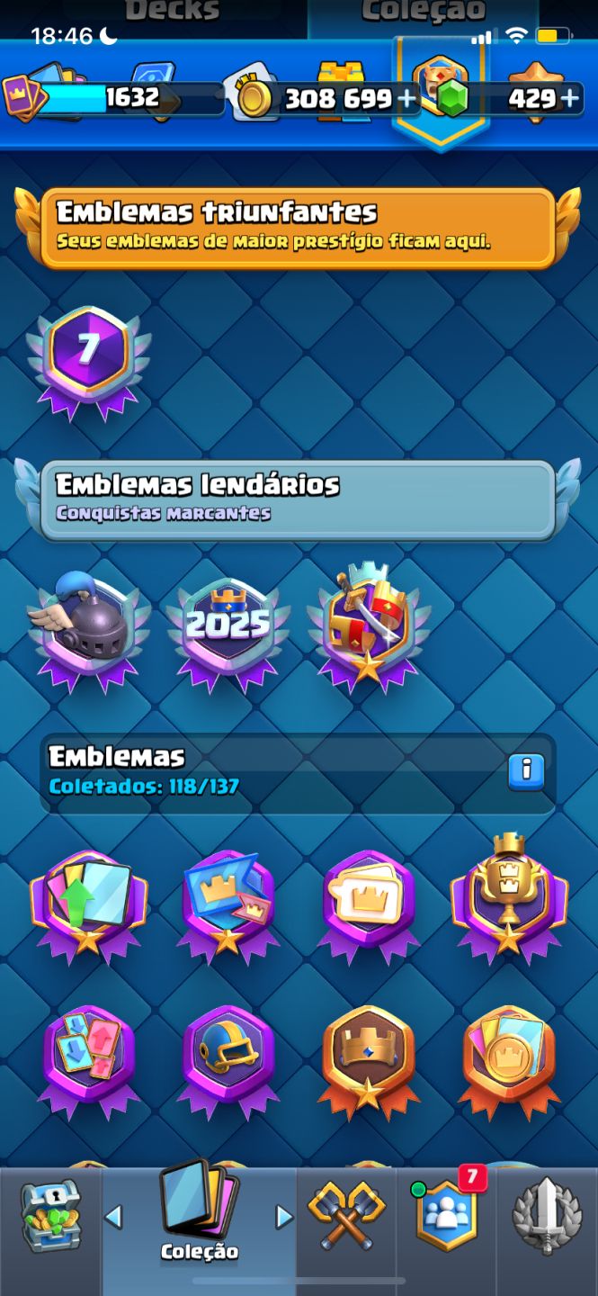 COLECIONADOR HIGH-END 13K DE TRÓFEUS | 7 ANOS | 16 EVOS | 4 HERÓIS | META 2026