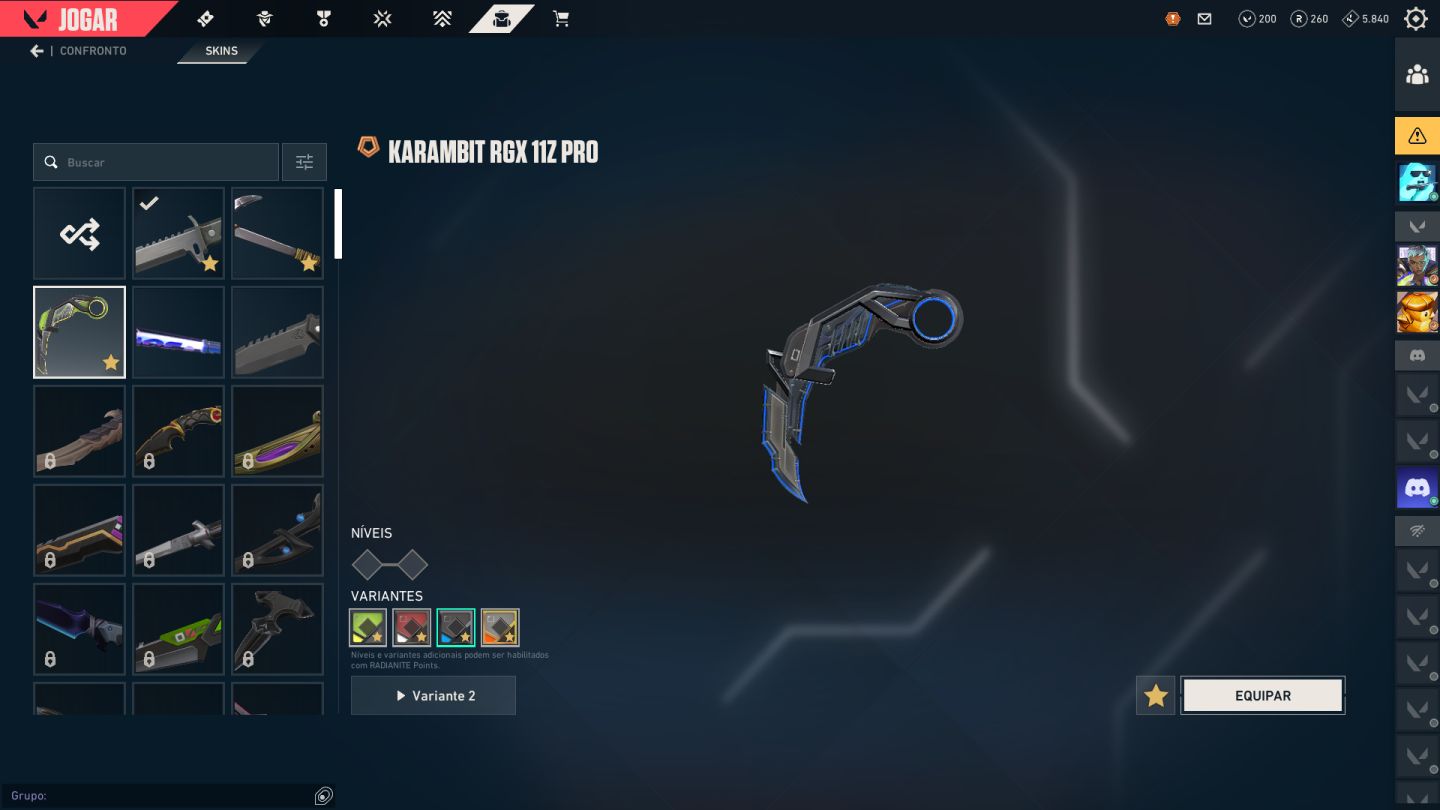 Conta valorant,nivel96,rank ouro,+20skins,xenocaçador,kuronami,karambit rgx,23ag