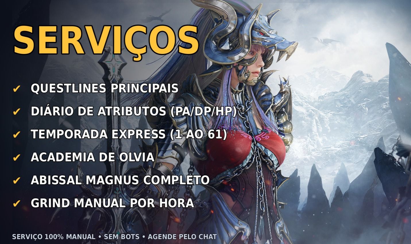 BLACK DESERT ONLINE SERVIÇOS FARM MISSÕES TEMPORADA
