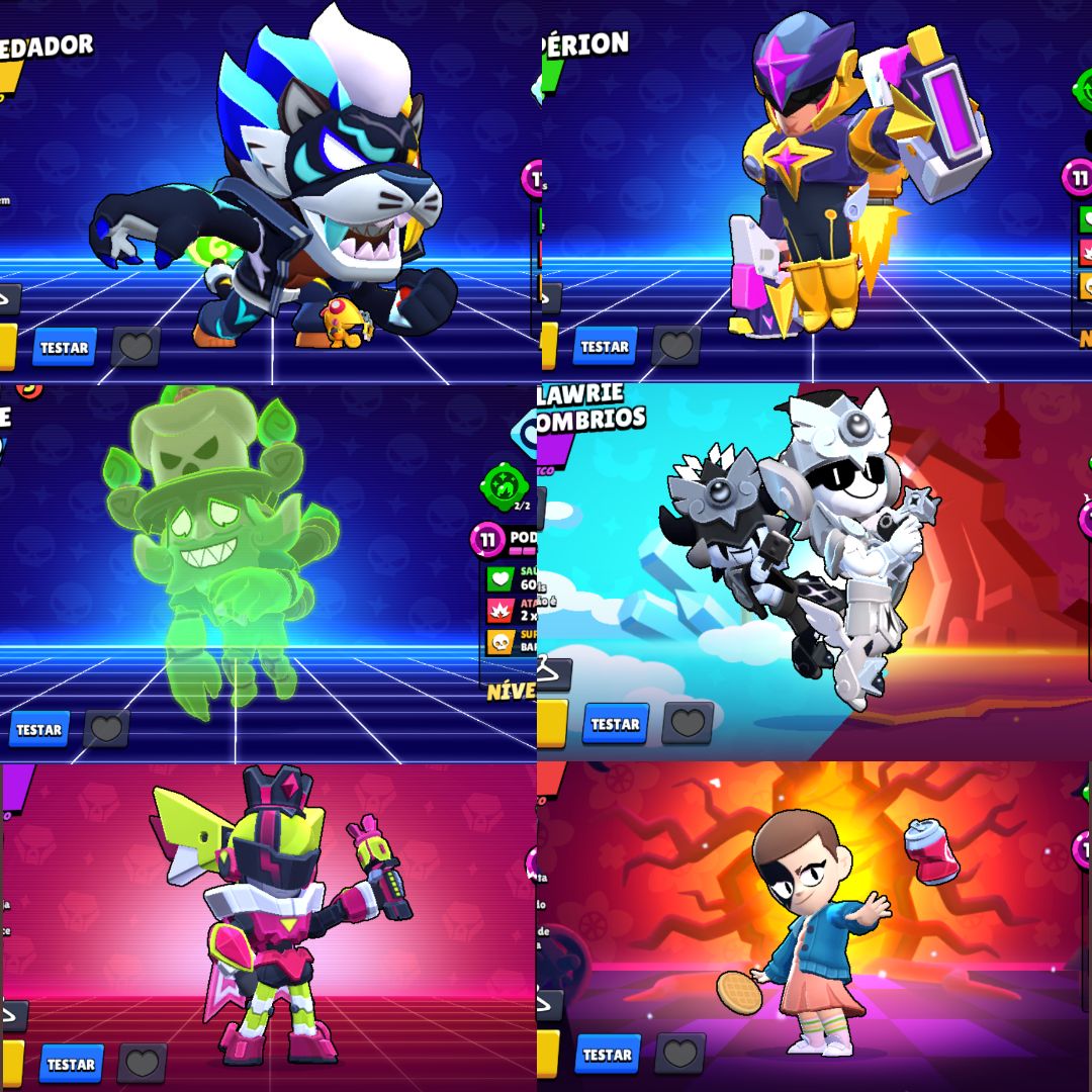 (PROMOÇÃO) CONTA BRAWL STARS 90K+ | 90 BRAWLERS FULL | MESTRE III | SKINS RARAS