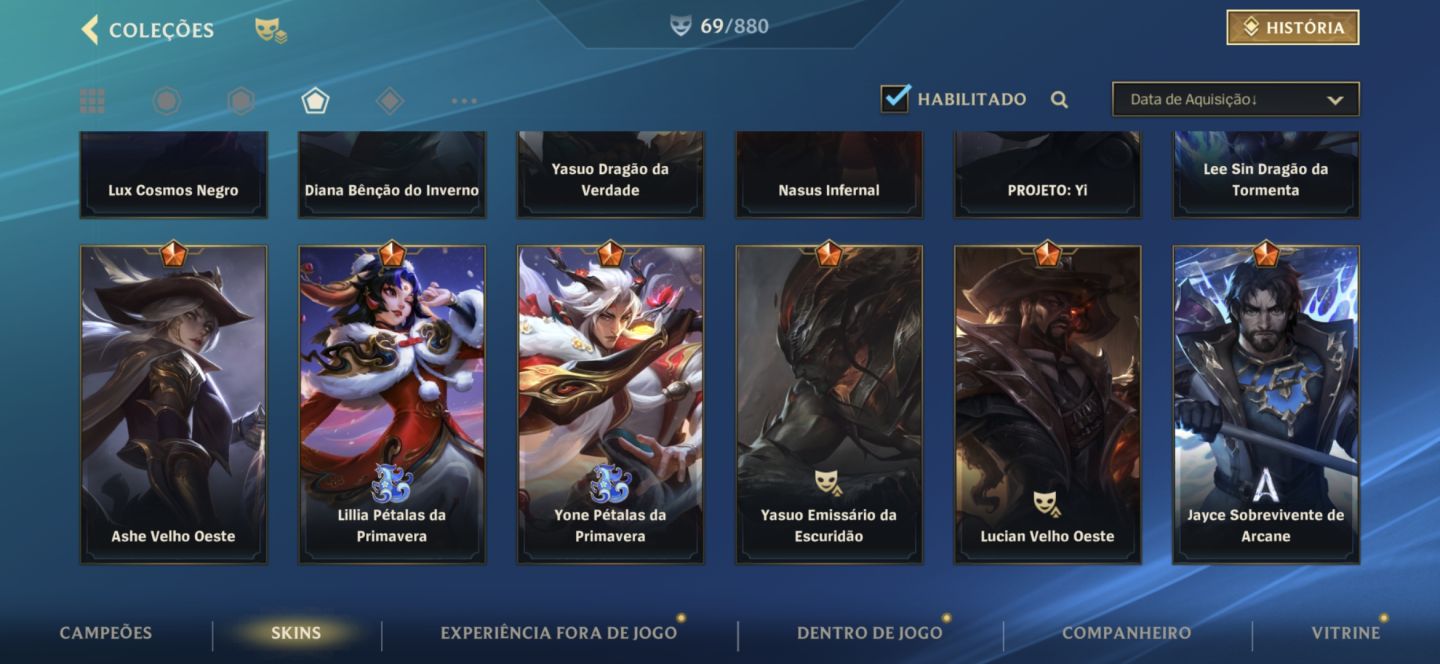 CONTA DE WILD RIFT DESAFIANTE COM SKINS LIMITADAS ELO MONARCA