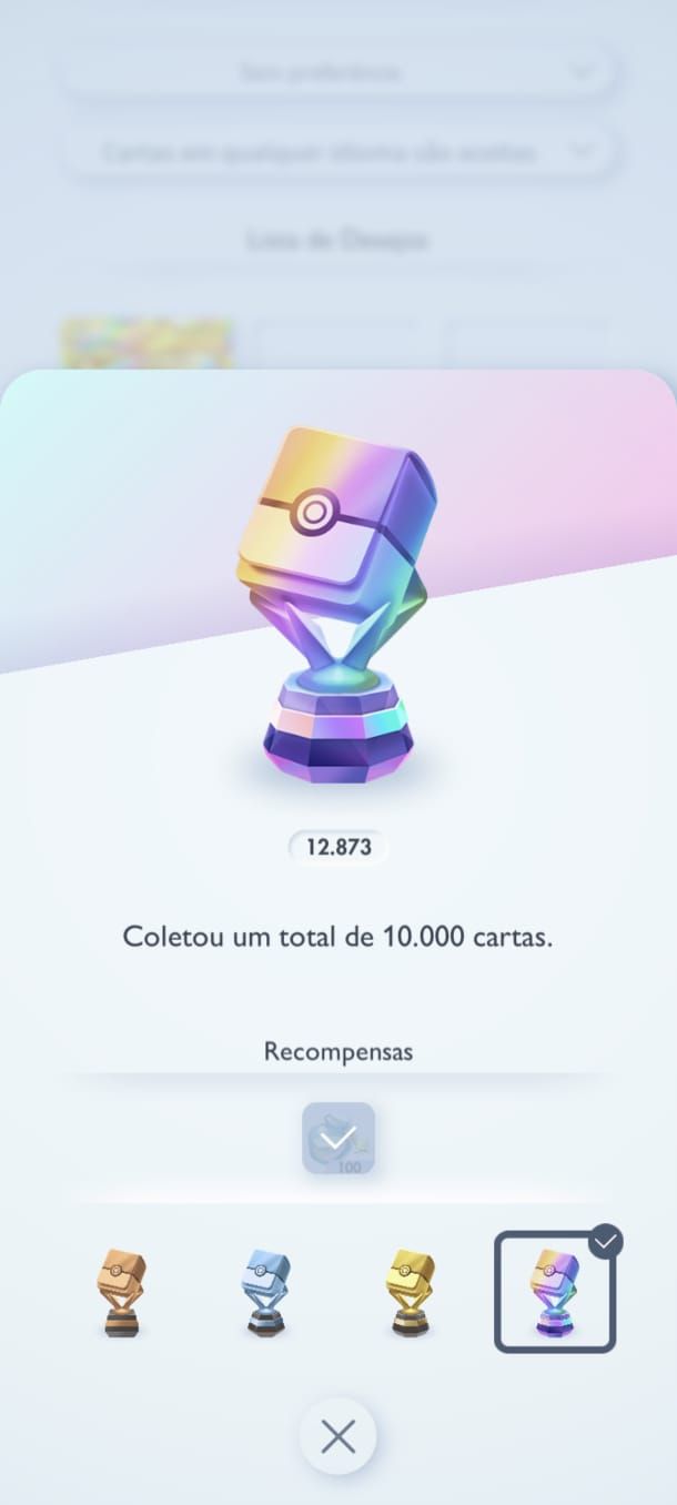 CONTA POKÉMON TCG POCKET DE COLECIONADOR - LOSANGO E 1 ESTRELA COMPLETOS