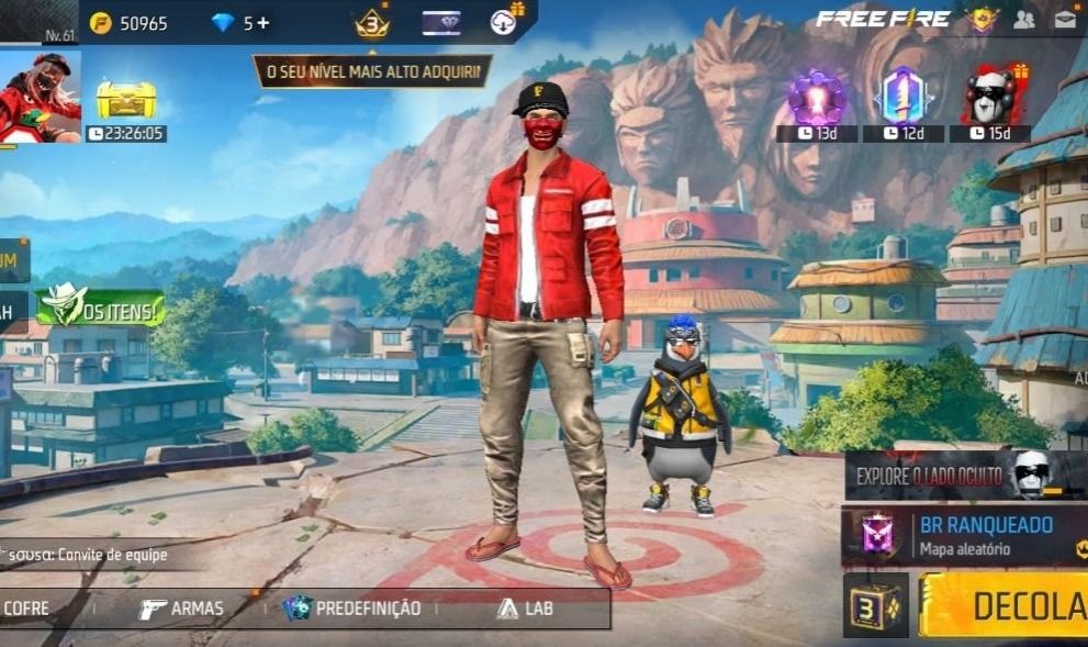 Conta Free Fire com Segundo Passe