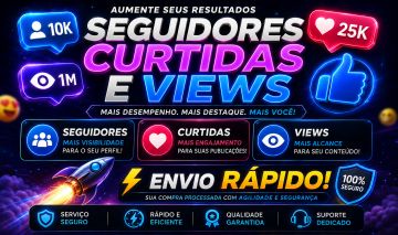 SEGUIDORES INSTAGRAM BR - VIEWS STORY BR - VIEWS REELS BR - CURTIDAS BR