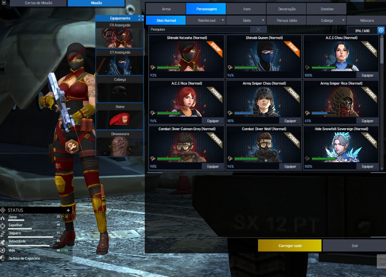 Conta de Point Blank General duas estrelas