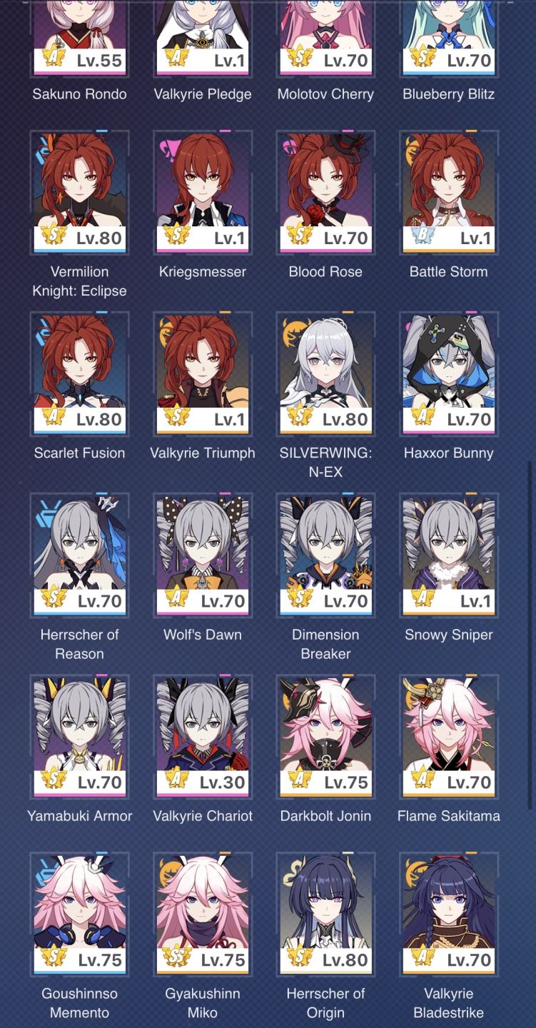 Genshin AR60 - 27 T5 + Conta Honkai StarRail 14 5 ESTRELAS + Honkai 3rd
