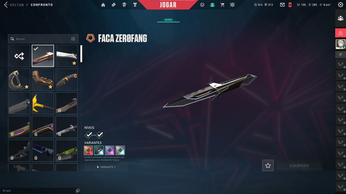 CONTA DE VALORANT CRIADA DESDE O BETA COM SKINS DE FACA E PASSES COMPLETOS
