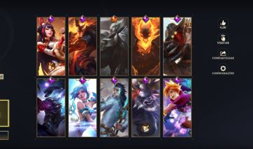 WILD RIFT - 3X MESTRE -LEVEL 135 - 37 SKINS- 1400 DIAS DE IDADE.