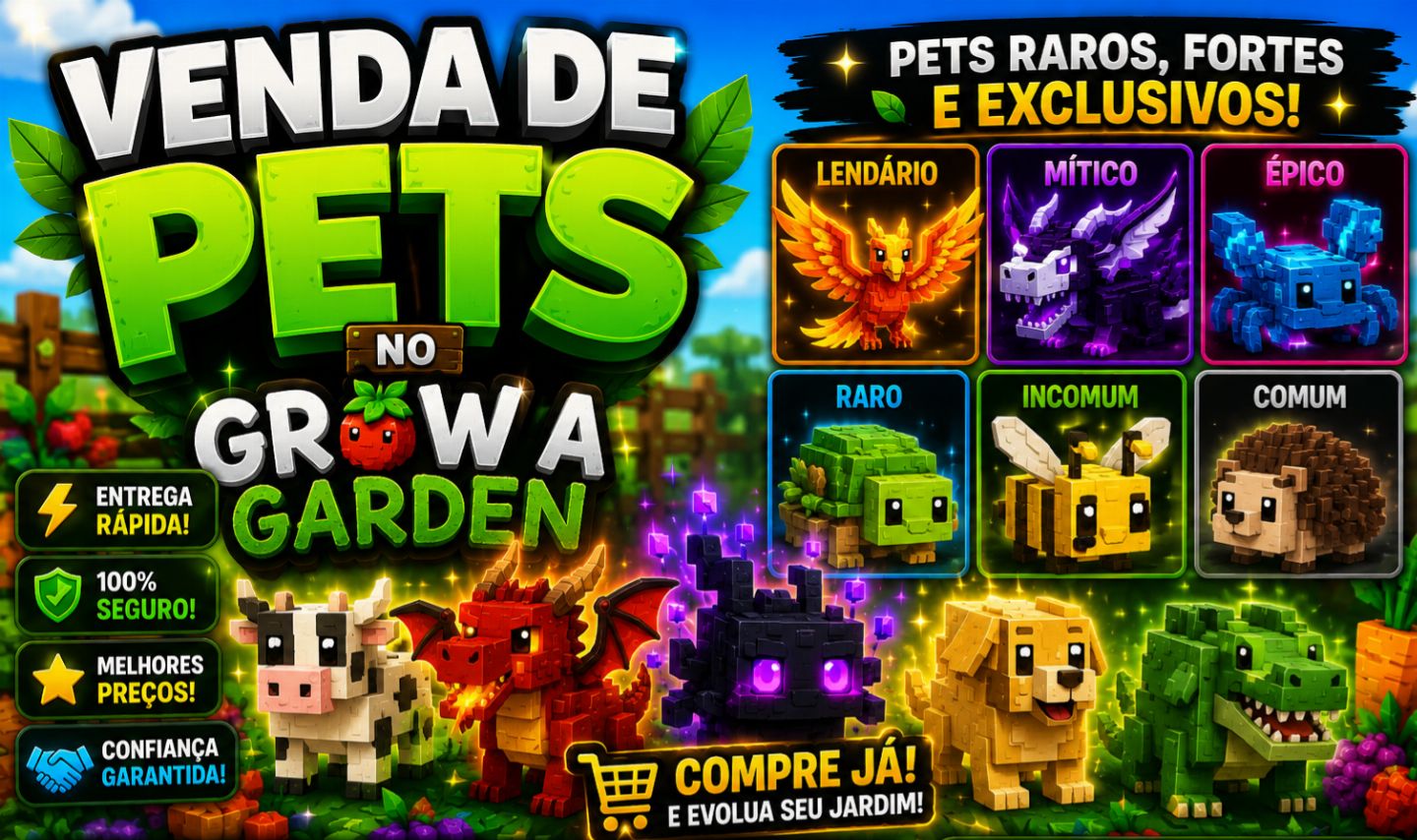 PETS RAROS NO GROW A GARDEN ENTREGA RÁPIDA!