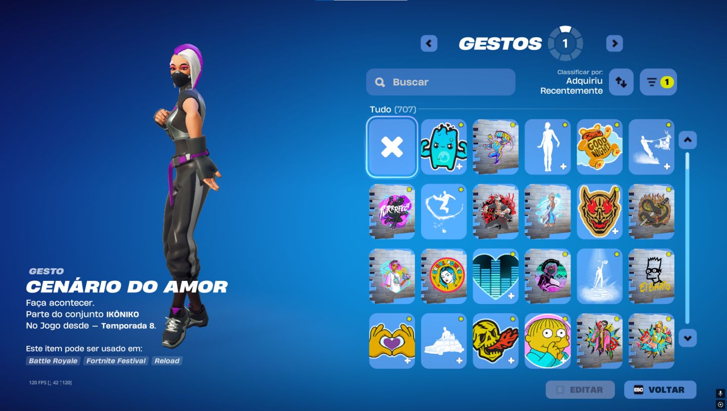 CONTA RARA FORTNITE SKINS COM PASSE DESDE SEASON 7 CAPIT 1