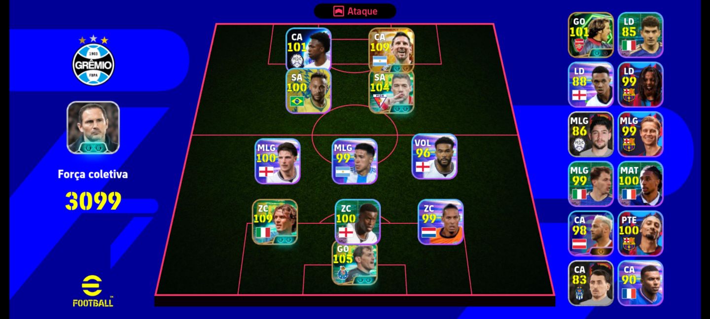 CONTA EFOOTBALL MESSI 111 E MALDINI 110