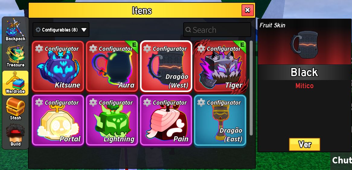Conta de Blox fruits Full com Dragon, kitsune, tiger perm Possui Todas gamepass