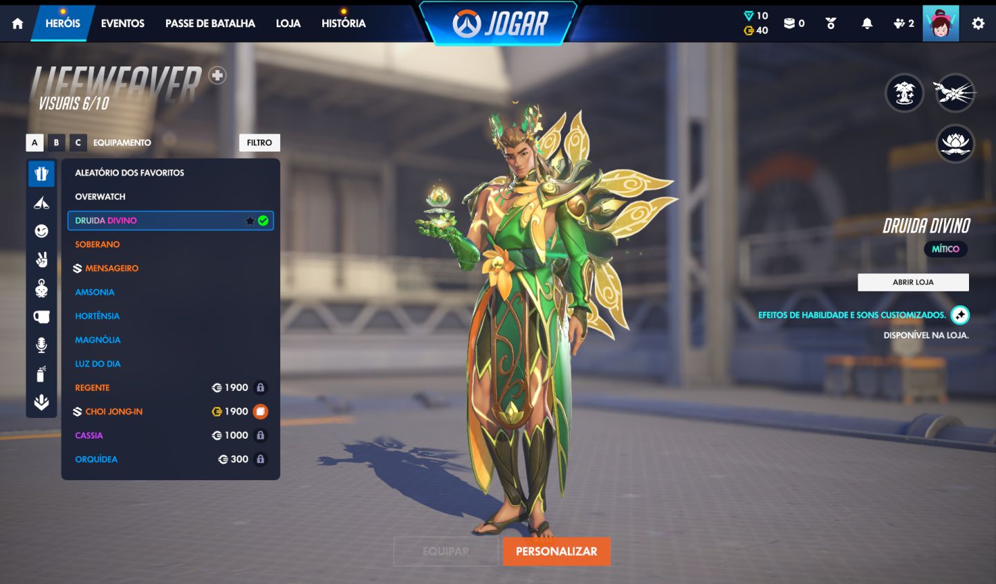 Conta de overwatch main dps/suporte com 3 passes comprados