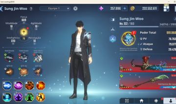 Solo Leveling:Arise conta com varios caçadores