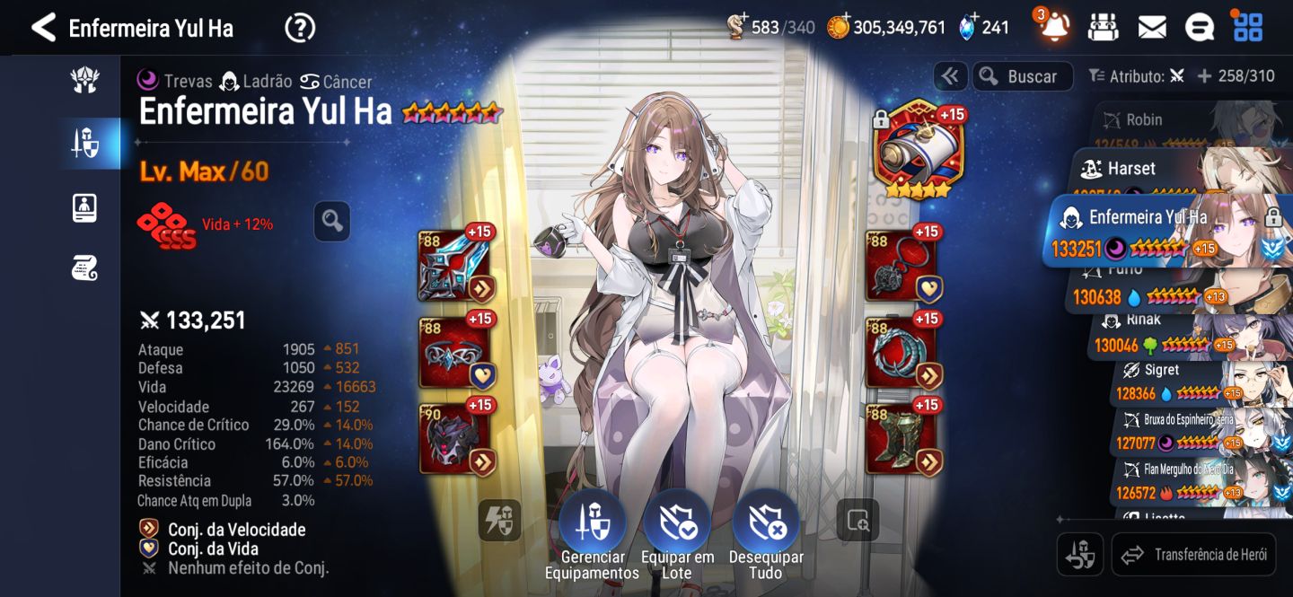 EPIC SEVEN - CONTA COM LISETTE E MUITOS OUTROS ML