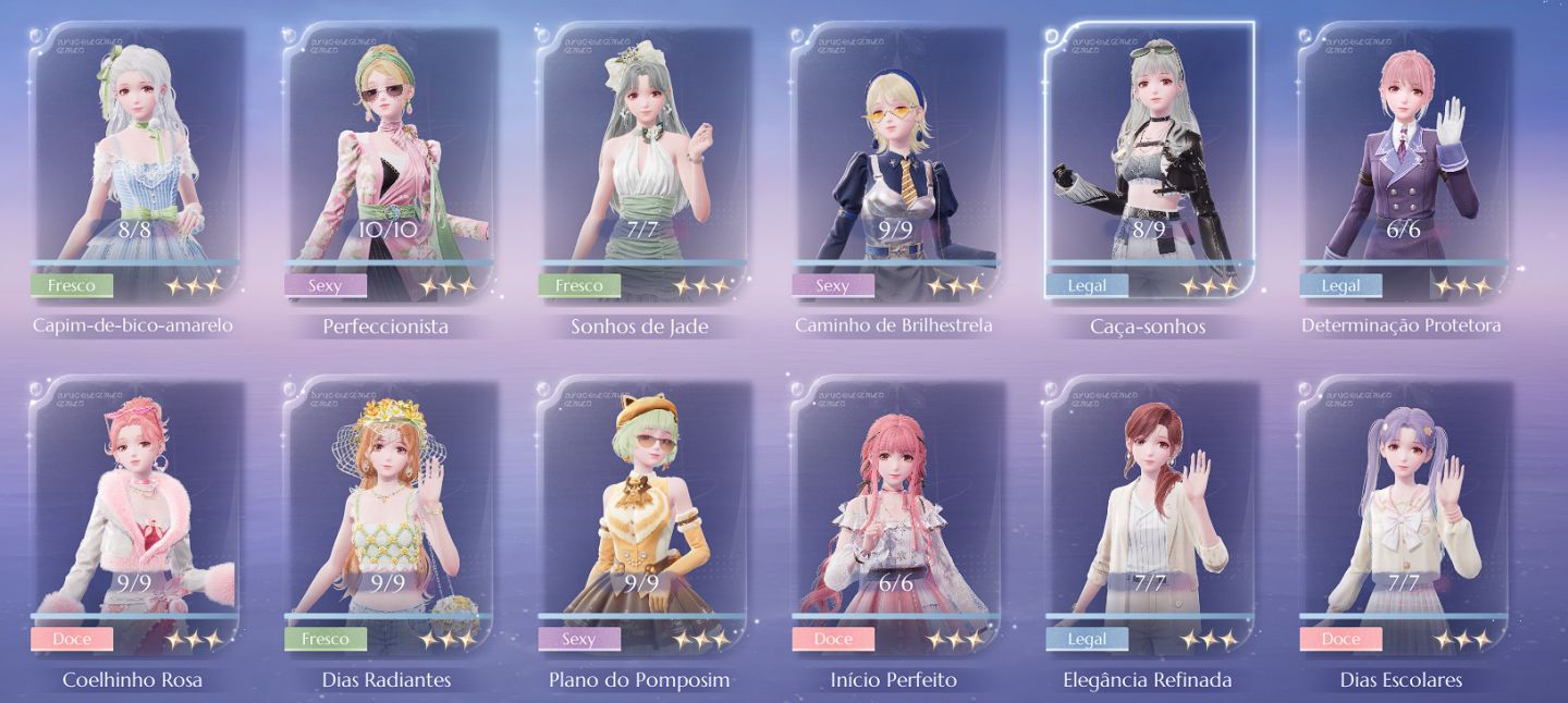 Conta: Infinity Nikki (conta inicial com bastante recurso a se coletar)