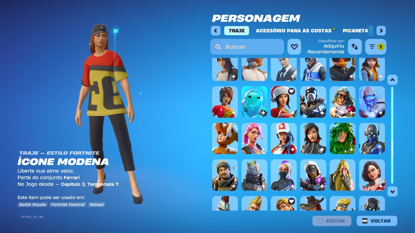 CONTA FORTNITE RARA | Skins Antigas + Passes Antigos + Salve o Mundo ! Full Aces