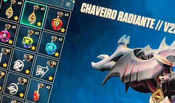 CONTA COM AMULETO RADIANTE + SKINS