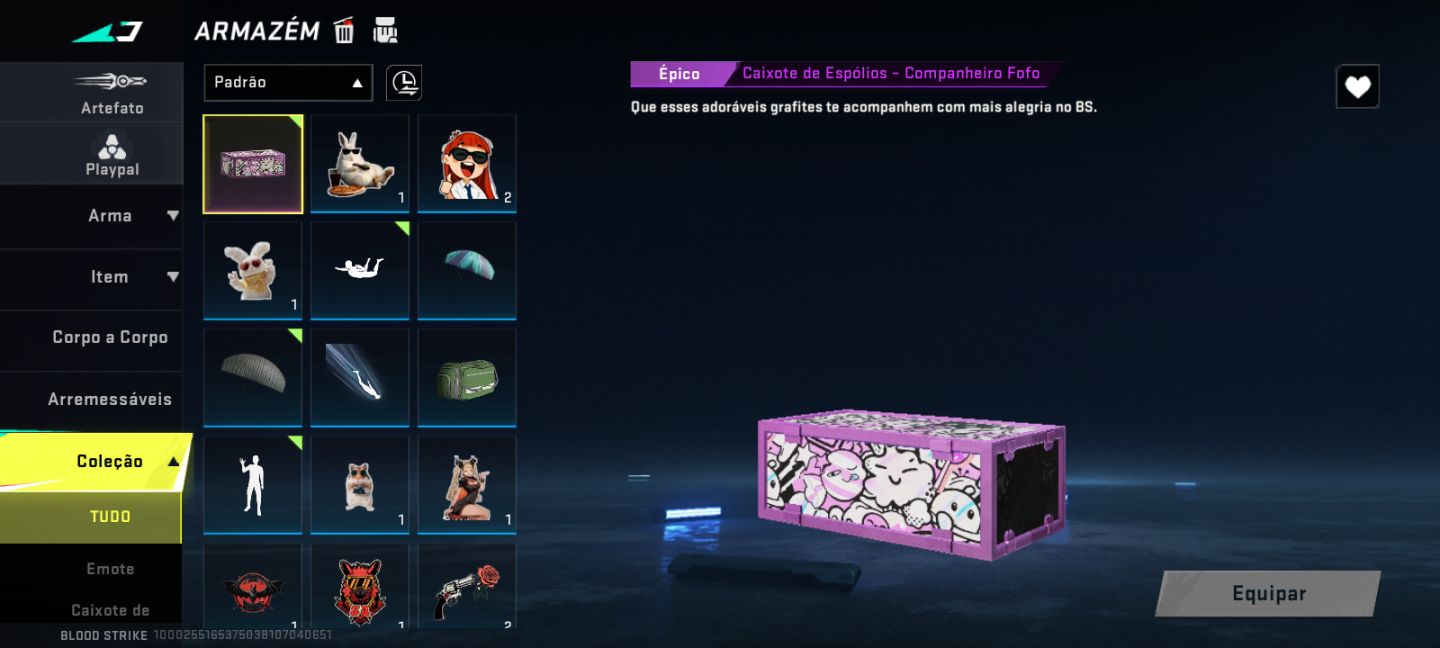 Conta Beta com Skin Épica Tubarão