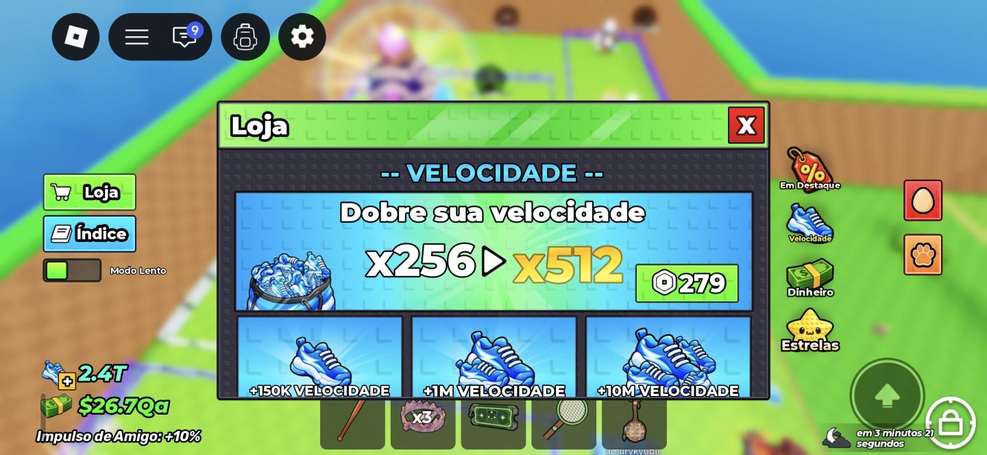 CONTA ROUBE UM OVO | 773BI/s dinheiro | 2,4T velocidade