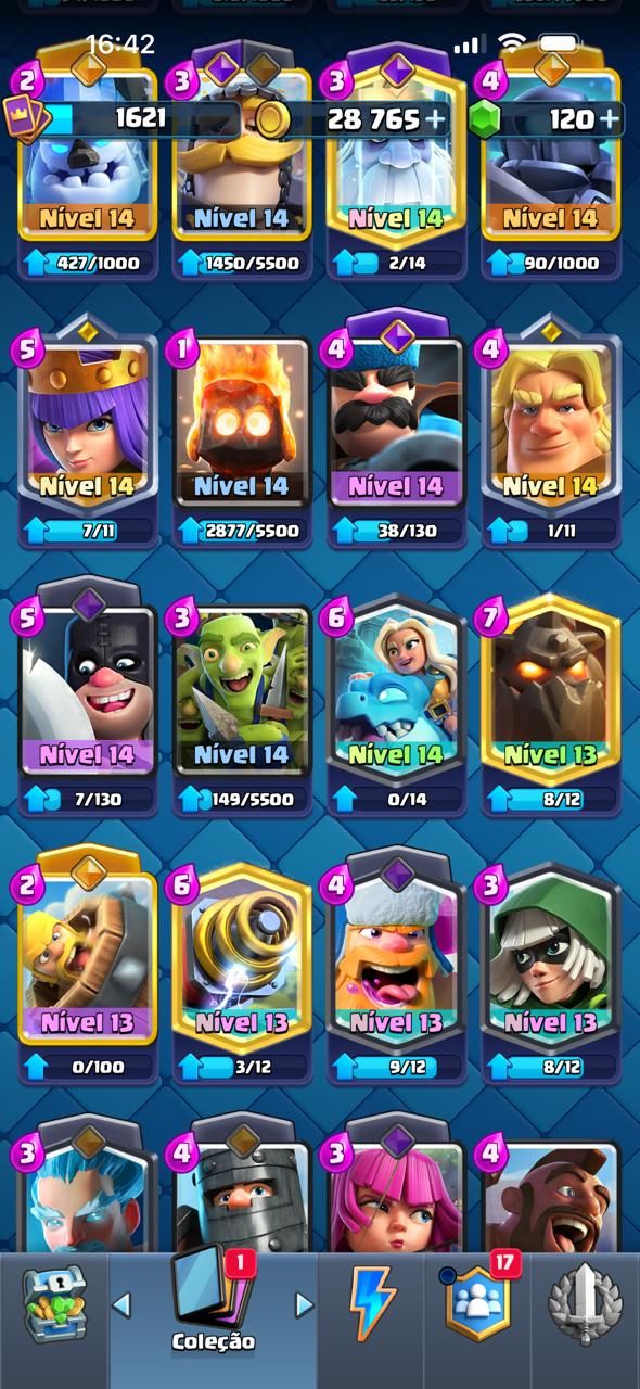 CONTAS JOGOS SUPERCELL UPADAS COM MUITOS ITENS. (CONTA ANTIGA DE BRAW)