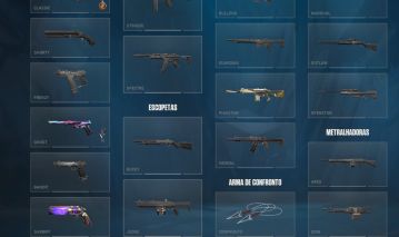Conta valorant com skins low elo