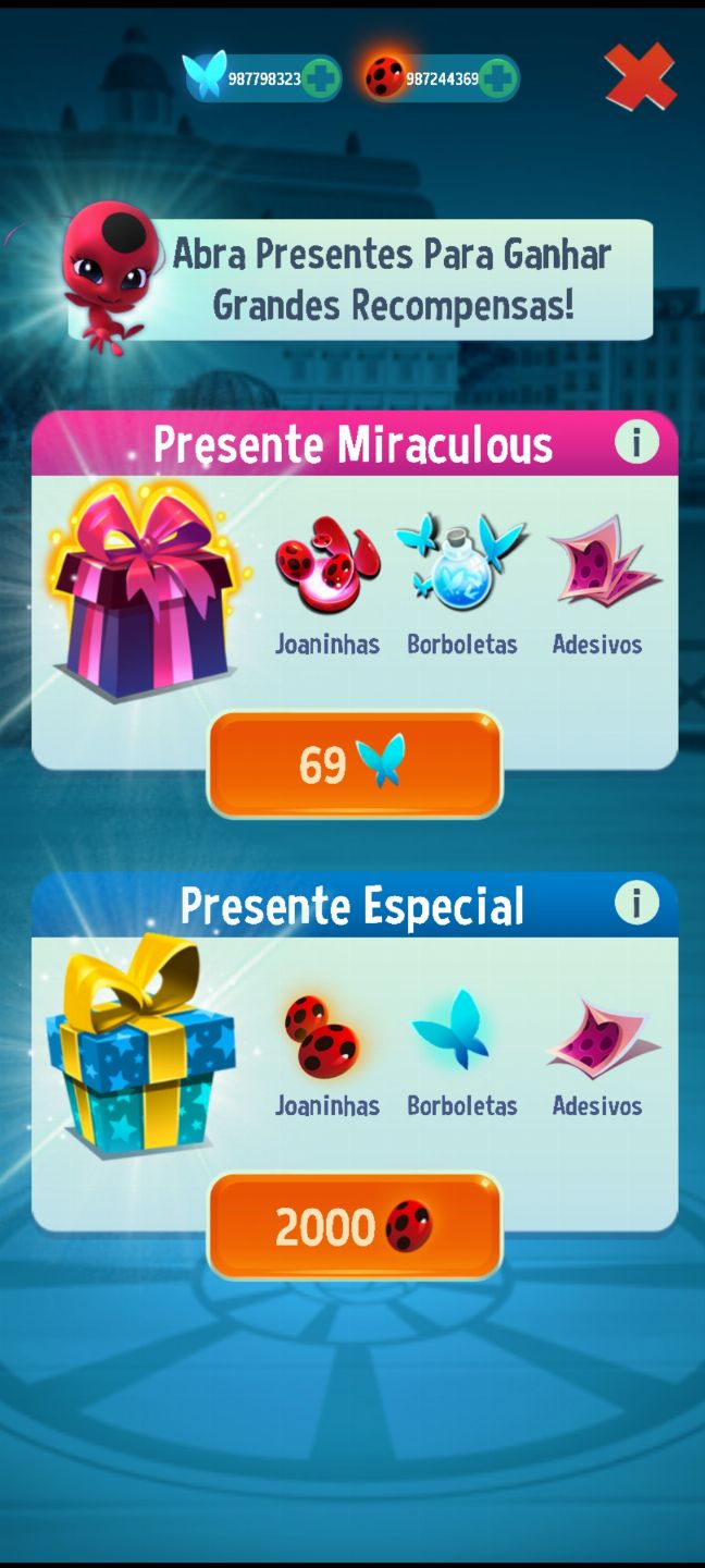 CONTA FULL MIRACULOUS | JOANINHAS + BORBOLETAS | RECURSOS MAX | ENTREGA RÁPIDA