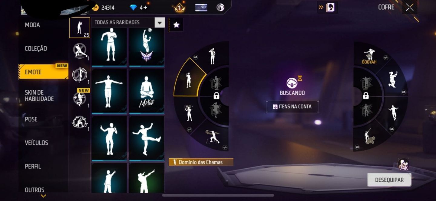 Conta de free fire | LVL 58 + email de recuperação