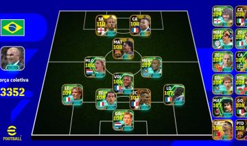 CONTA DE EFOOTBALL 3344 DE FORÇA!
