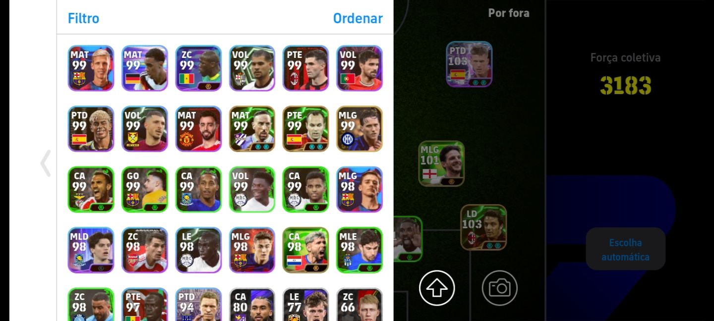 Conta de efootball braba 1 divisao