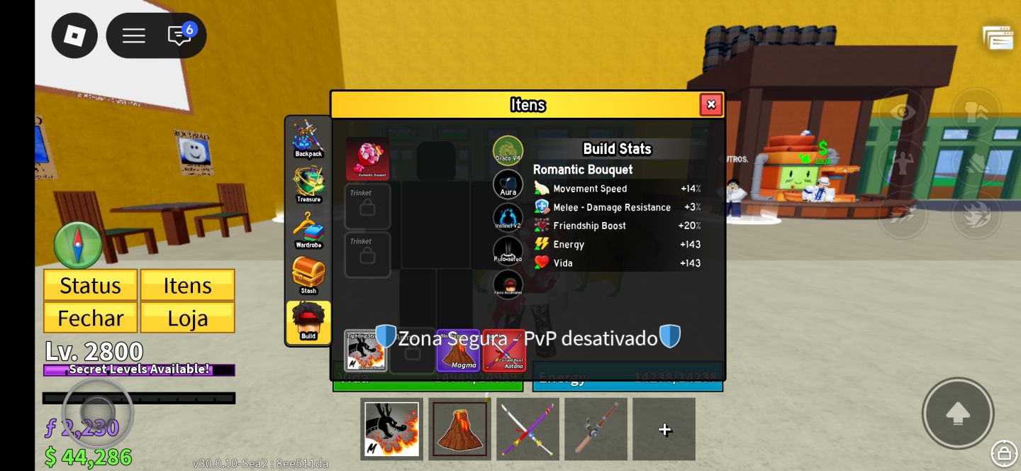 Roblox Blox Fruits Lv 2800 + TTK, CDK e Hallow Scythe