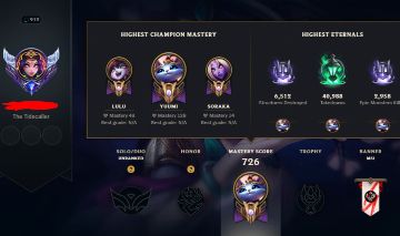 Conta League of Legends - 550+ Skins | Ex-Mestre SoloQ | Ex-Challenger Flex