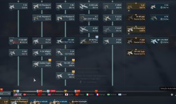 Conta War thunder Top tier em aviação