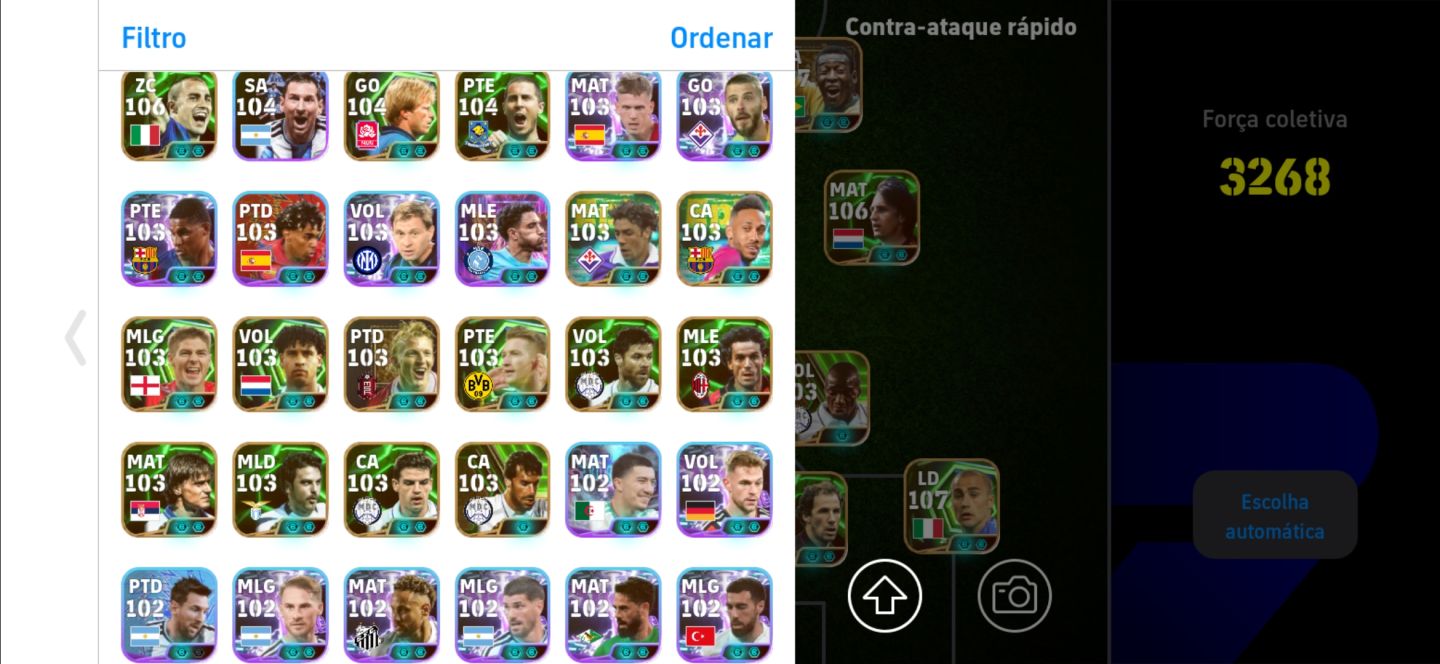 CONTA INSANA COM CR7 107 + CRUYFF 106 + RONALDINHO 105!