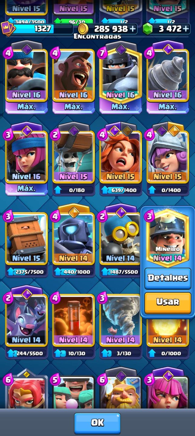 Conta Clash Royale 10k troféus