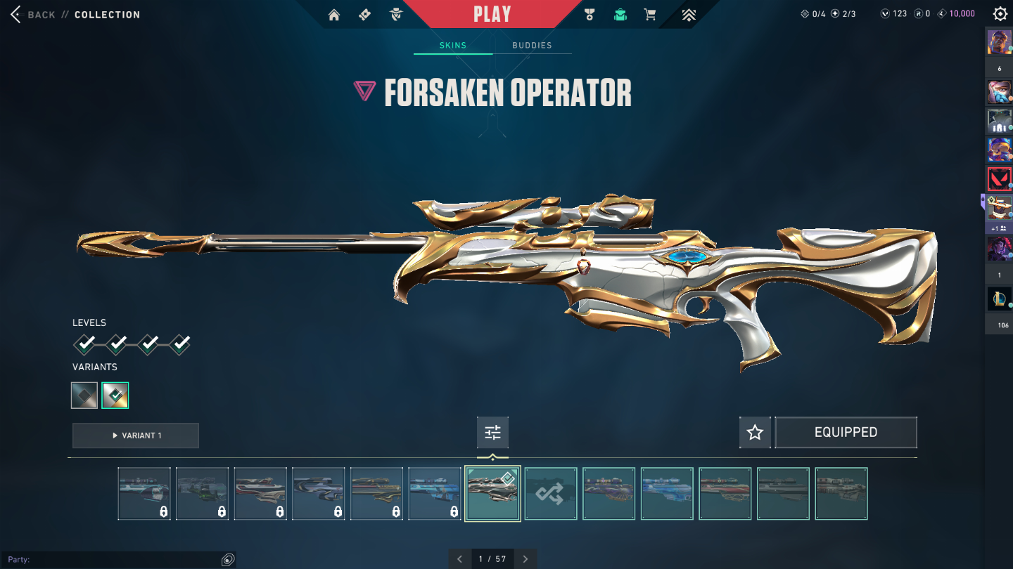 CONTA DO VALORANT COM MAIS DE 20 SKINS EXCELENTES