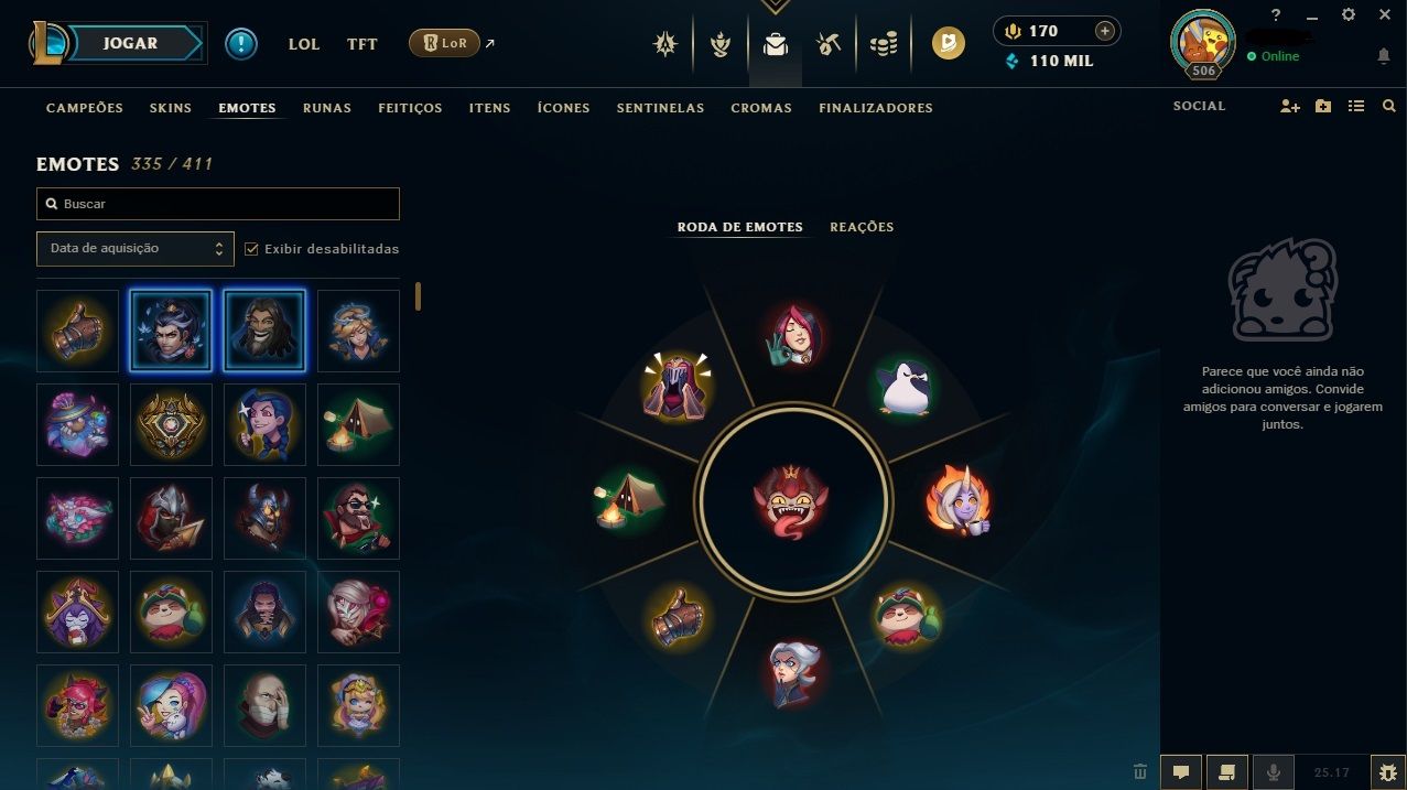 Conta da RIOT GAMES com LEAGUE OF LEGENDS, TFT E VALORANT