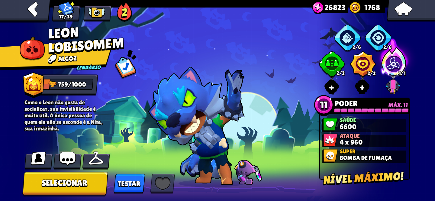 CONTA BRAWL STAR DE COLECIONADOR