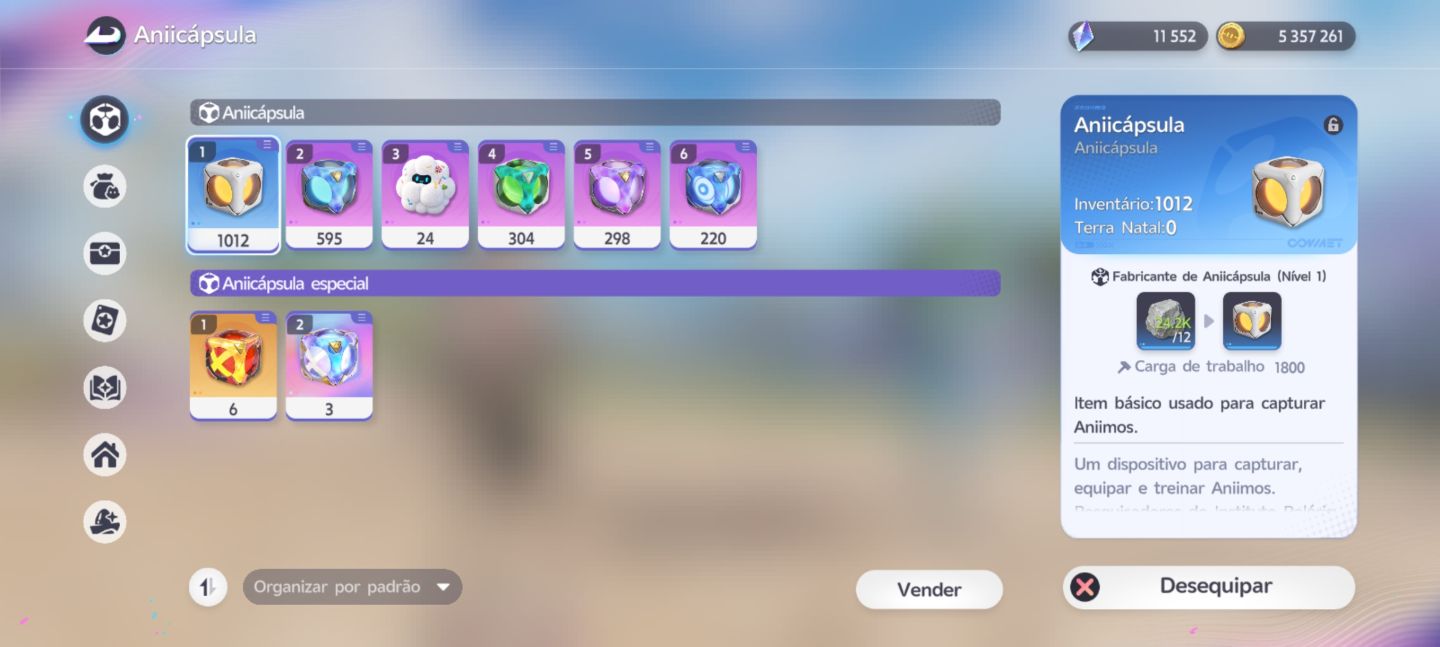 Conta aniimo lvl63
