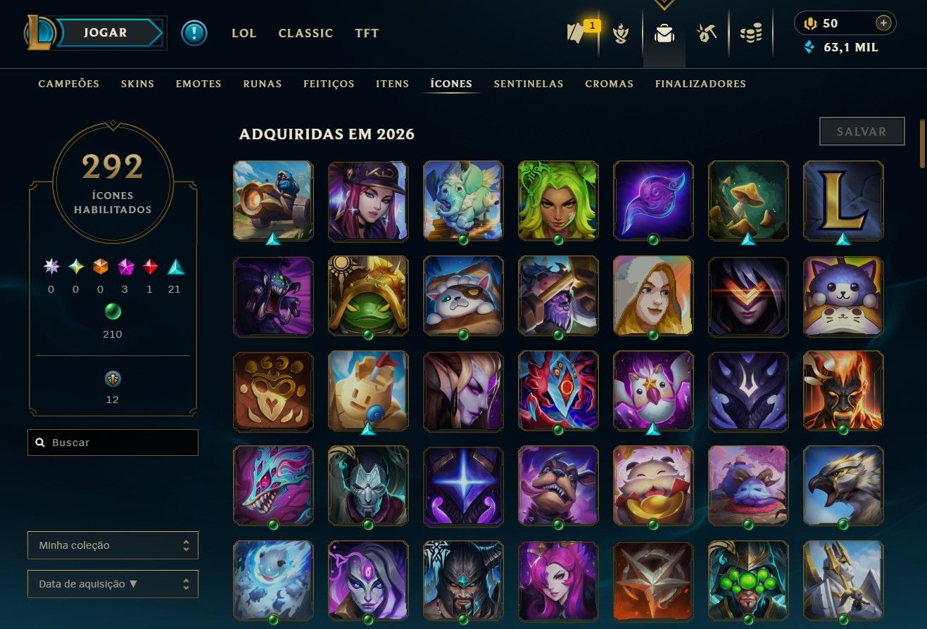 Conta League of Legends muitos gastos no precinho