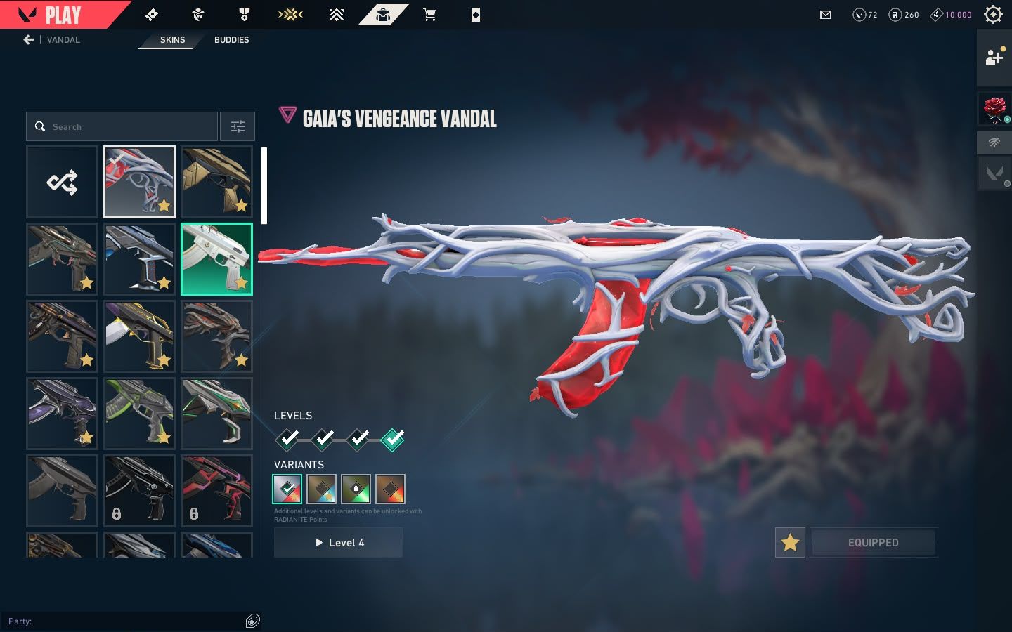 CONTA VALORANT - VANDAL KURONAMI + RGX + ARAXYS, PHANTOM RECON E MAIS