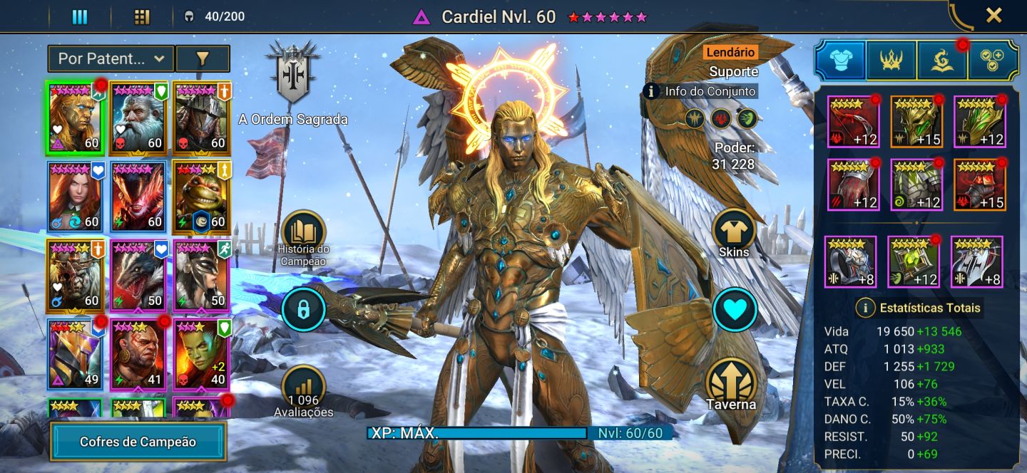 CONTA RAID: SHADOW LEGENDS - MID GAME (Nível 48)