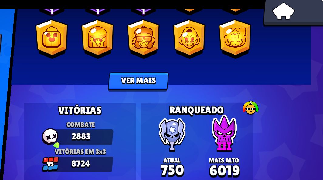 CONTA BRAWL STARS CRIADA EM 2019
