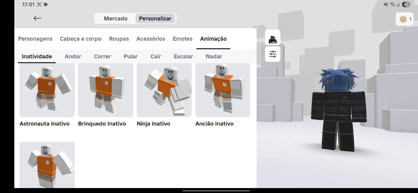 CONTA ROBLOX MM2 E ETC