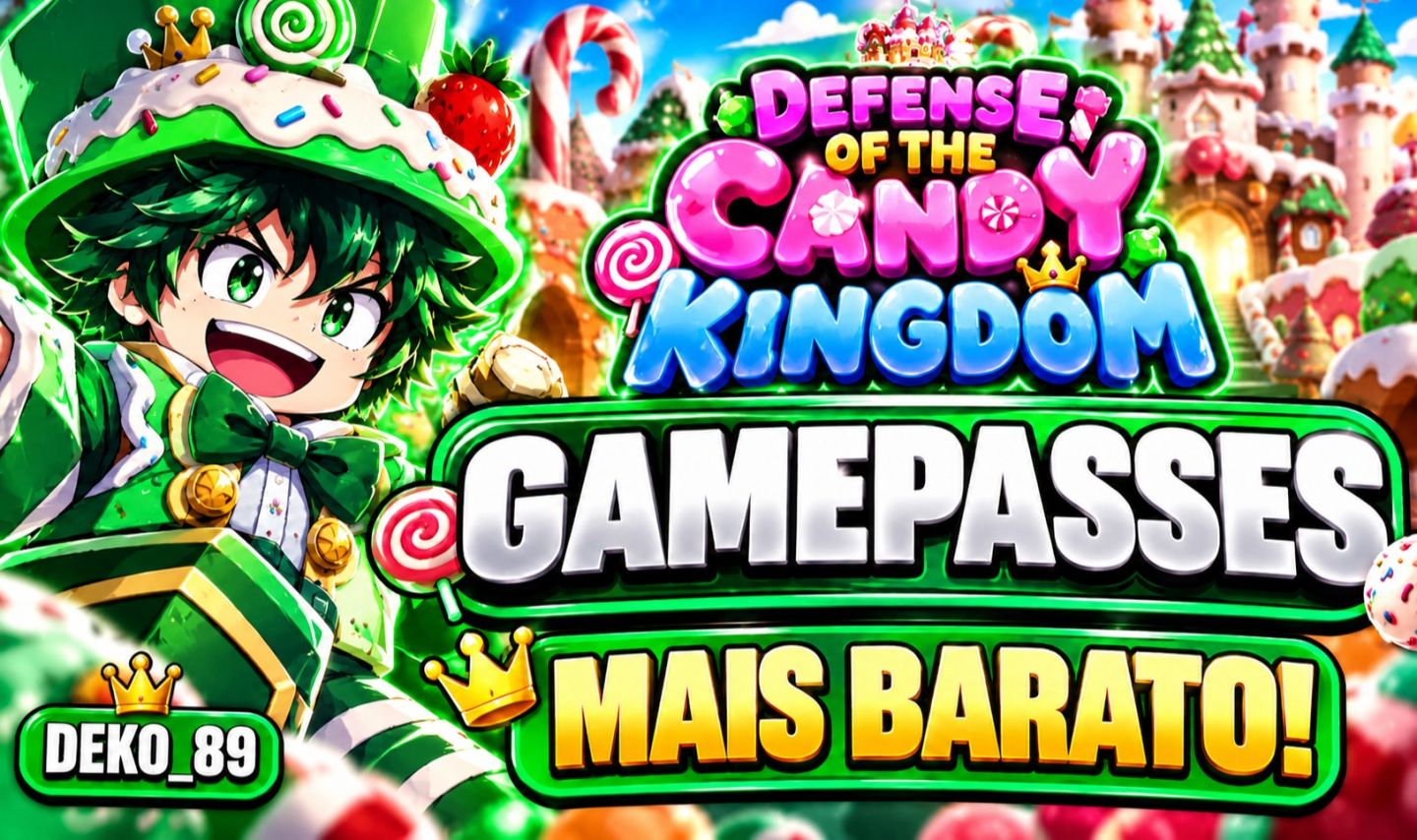 (GAMEPASSES) Defesa do Reino dos Doces/Defense of the Candy Kingdom - ROBLOX